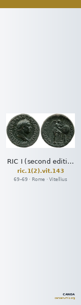 RIC I (second edition) Vitellius 143 — CANOA