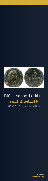 RIC I (second edition) Vitellius 146 — CANOA