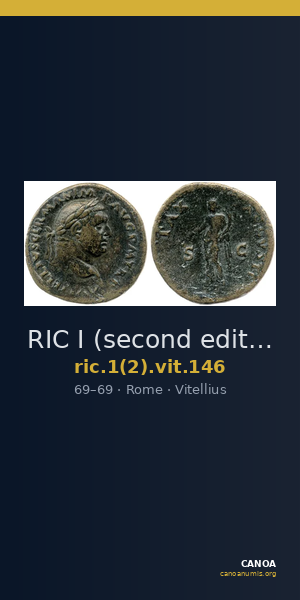 RIC I (second edition) Vitellius 146 — CANOA