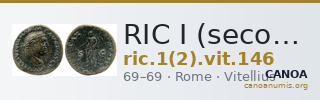 RIC I (second edition) Vitellius 146 — CANOA