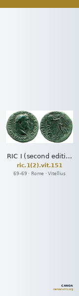RIC I (second edition) Vitellius 151 — CANOA