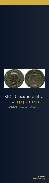 RIC I (second edition) Vitellius 158 — CANOA