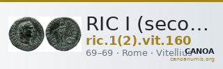 RIC I (second edition) Vitellius 160 — CANOA