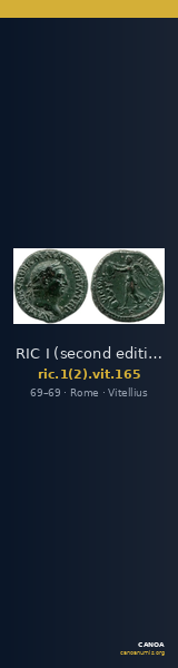 RIC I (second edition) Vitellius 165 — CANOA