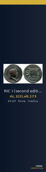 RIC I (second edition) Vitellius 173 — CANOA