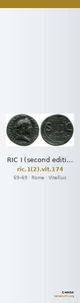 RIC I (second edition) Vitellius 174 — CANOA