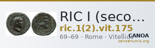 RIC I (second edition) Vitellius 175 — CANOA