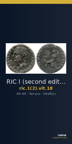 RIC I (second edition) Vitellius 18 — CANOA