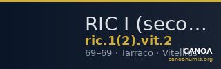 RIC I (second edition) Vitellius 2 — CANOA