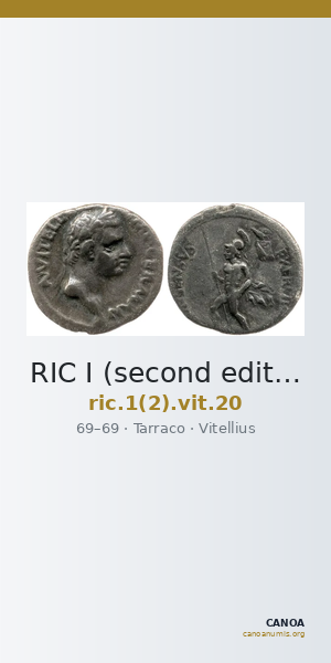 RIC I (second edition) Vitellius 20 — CANOA