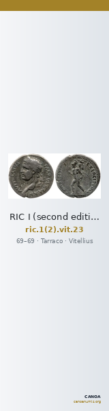 RIC I (second edition) Vitellius 23 — CANOA