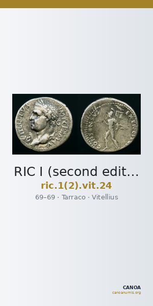 RIC I (second edition) Vitellius 24 — CANOA