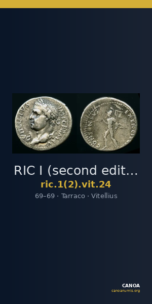 RIC I (second edition) Vitellius 24 — CANOA