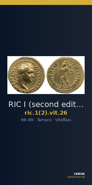 RIC I (second edition) Vitellius 26 — CANOA