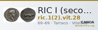 RIC I (second edition) Vitellius 28 — CANOA