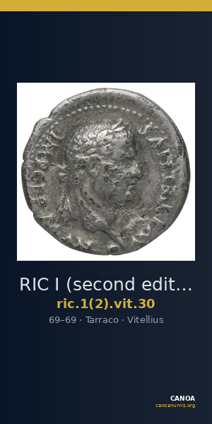 RIC I (second edition) Vitellius 30 — CANOA