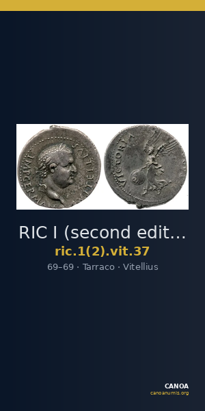 RIC I (second edition) Vitellius 37 — CANOA
