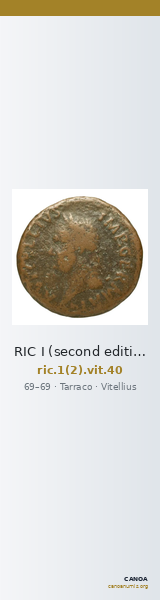 RIC I (second edition) Vitellius 40 — CANOA