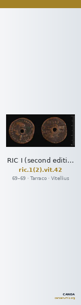 RIC I (second edition) Vitellius 42 — CANOA