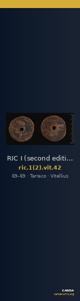 RIC I (second edition) Vitellius 42 — CANOA