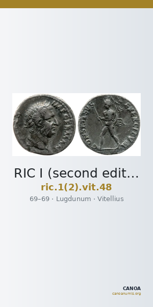 RIC I (second edition) Vitellius 48 — CANOA