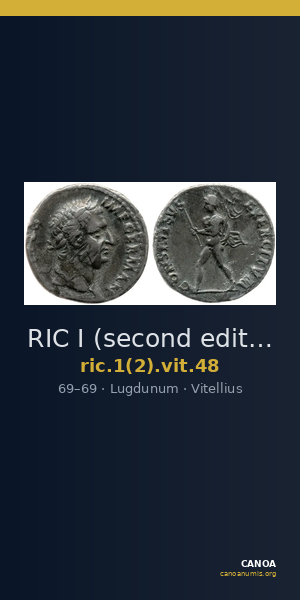 RIC I (second edition) Vitellius 48 — CANOA
