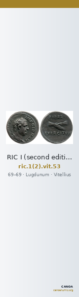 RIC I (second edition) Vitellius 53 — CANOA