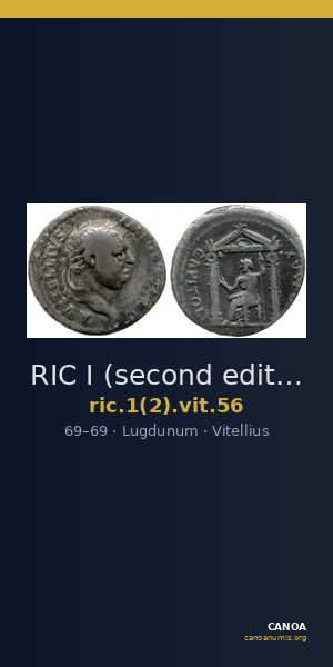RIC I (second edition) Vitellius 56 — CANOA