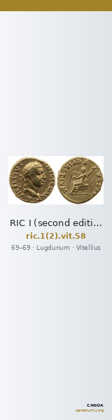 RIC I (second edition) Vitellius 58 — CANOA