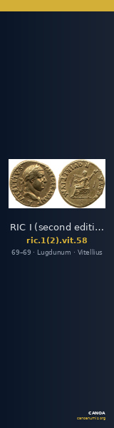 RIC I (second edition) Vitellius 58 — CANOA
