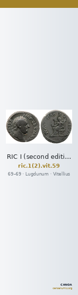 RIC I (second edition) Vitellius 59 — CANOA