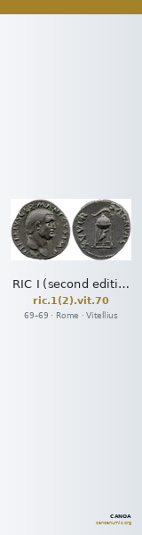 RIC I (second edition) Vitellius 70 — CANOA