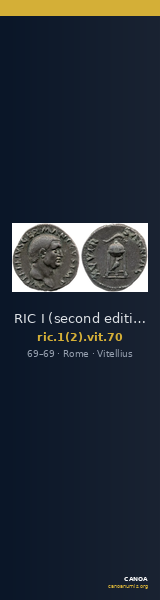 RIC I (second edition) Vitellius 70 — CANOA