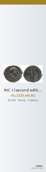 RIC I (second edition) Vitellius 81 — CANOA