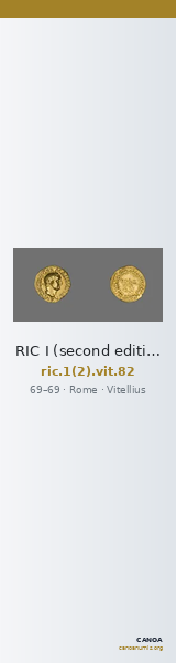 RIC I (second edition) Vitellius 82 — CANOA