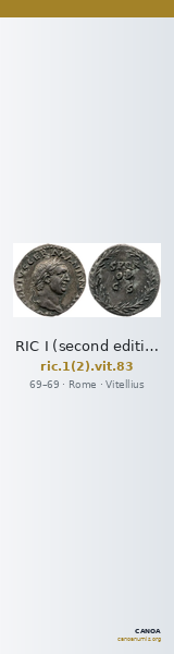 RIC I (second edition) Vitellius 83 — CANOA