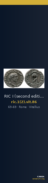 RIC I (second edition) Vitellius 86 — CANOA