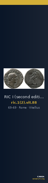 RIC I (second edition) Vitellius 88 — CANOA