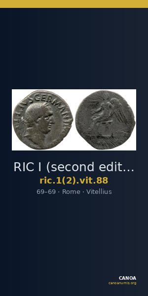 RIC I (second edition) Vitellius 88 — CANOA