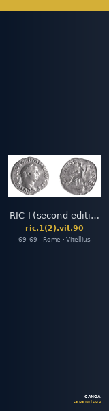 RIC I (second edition) Vitellius 90 — CANOA