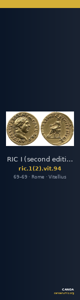 RIC I (second edition) Vitellius 94 — CANOA