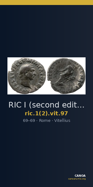 RIC I (second edition) Vitellius 97 — CANOA