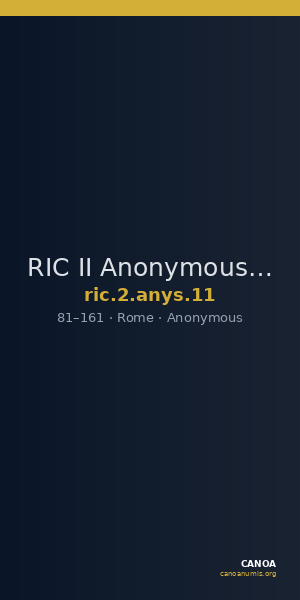 RIC II Anonymous 11 — CANOA