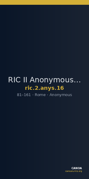 RIC II Anonymous 16 — CANOA