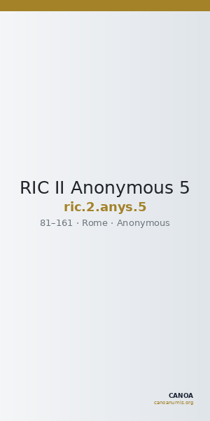 RIC II Anonymous 5 — CANOA