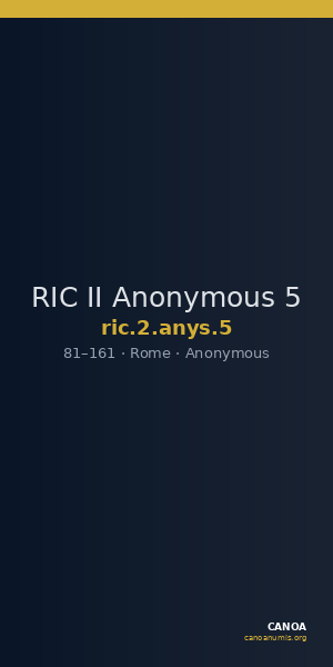 RIC II Anonymous 5 — CANOA