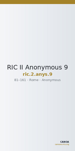RIC II Anonymous 9 — CANOA