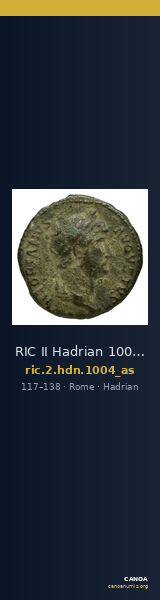RIC II Hadrian 1004 (as) — CANOA