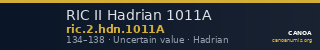 RIC II Hadrian 1011A — CANOA
