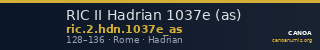 RIC II Hadrian 1037e (as) — CANOA